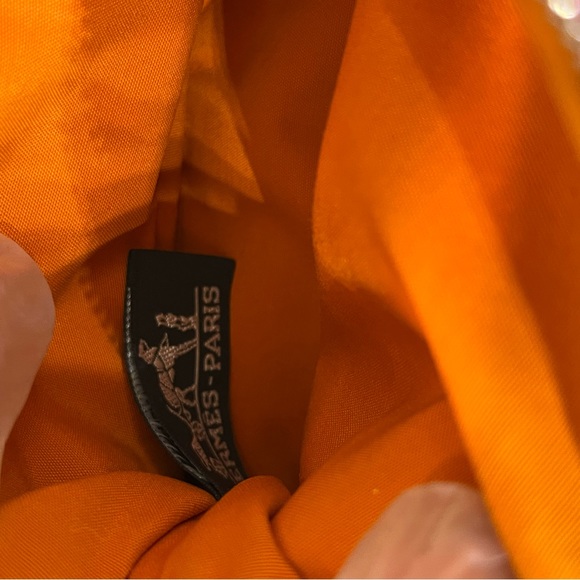 HOST PICK(02/28) Hermès Authenticated Toile Bolide 20 Pochette Canvas Pouch Pink - Picture 7 of 7